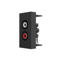 Presa audio Livolo colore nero