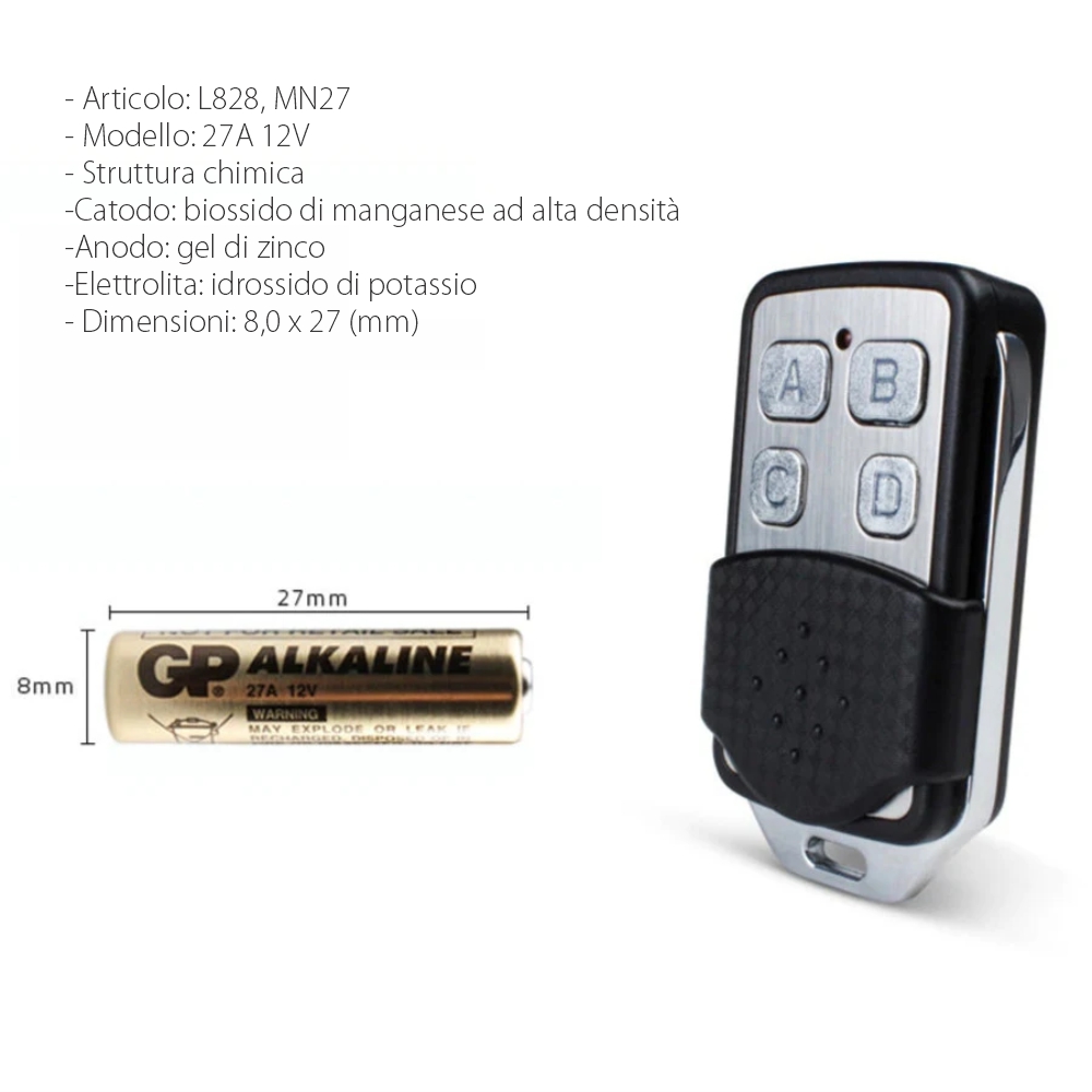 Telecomando tipo portachiavi Livolo