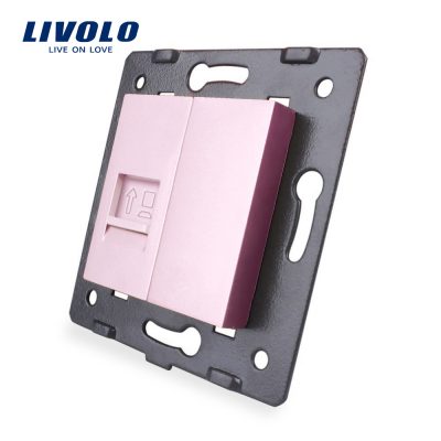 Presa Internet Livolo colore rosa