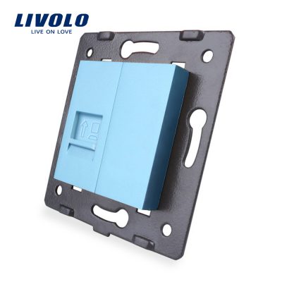 Presa Internet Livolo colore blu
