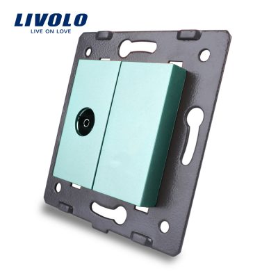 Modulo Presa TV Livolo colore verde