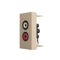 Presa audio Livolo colore dorato