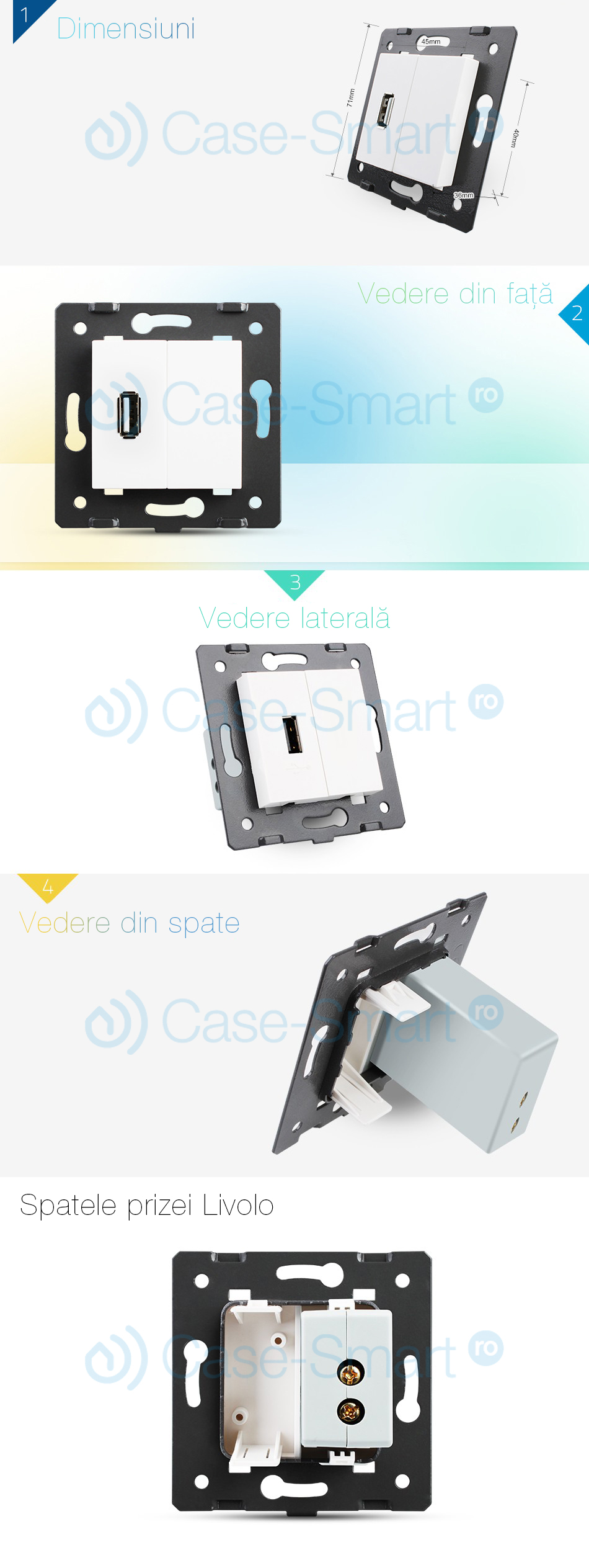 Presa USB Livolo