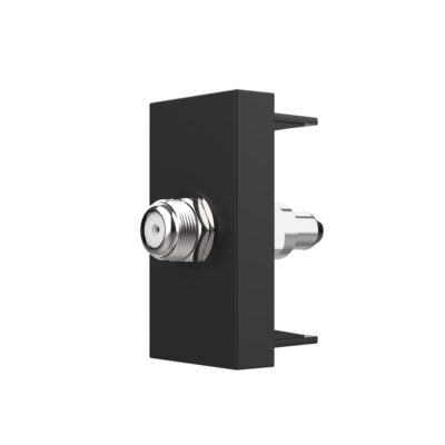 Presa TV satellitare Livolo senza cornice in vetro colore nero
