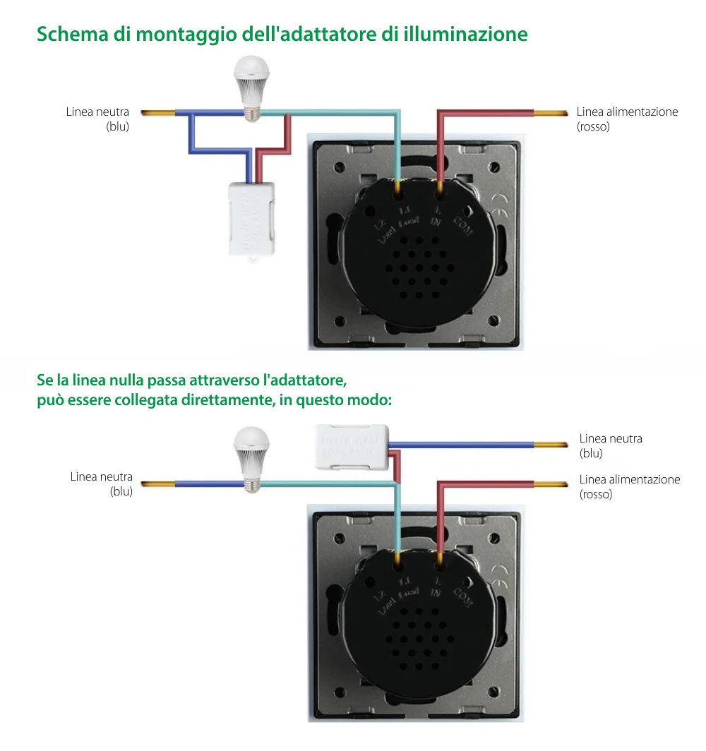 Modulo di adattamento antisfarfallio lampadina LED <15W VL-PJ01