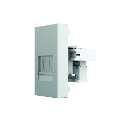 Presa telefonica Livolo colore griggio