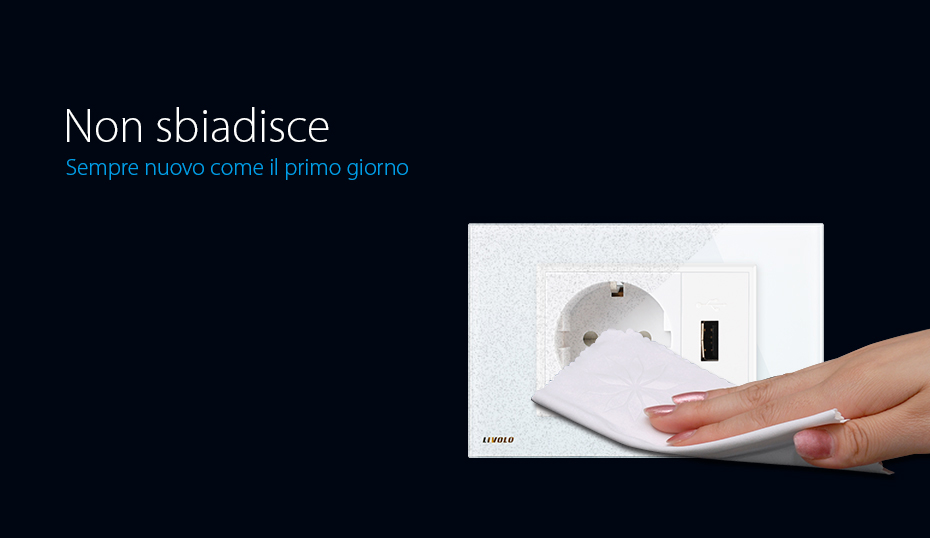 Presa Schuko con USB Livolo Standard italiano