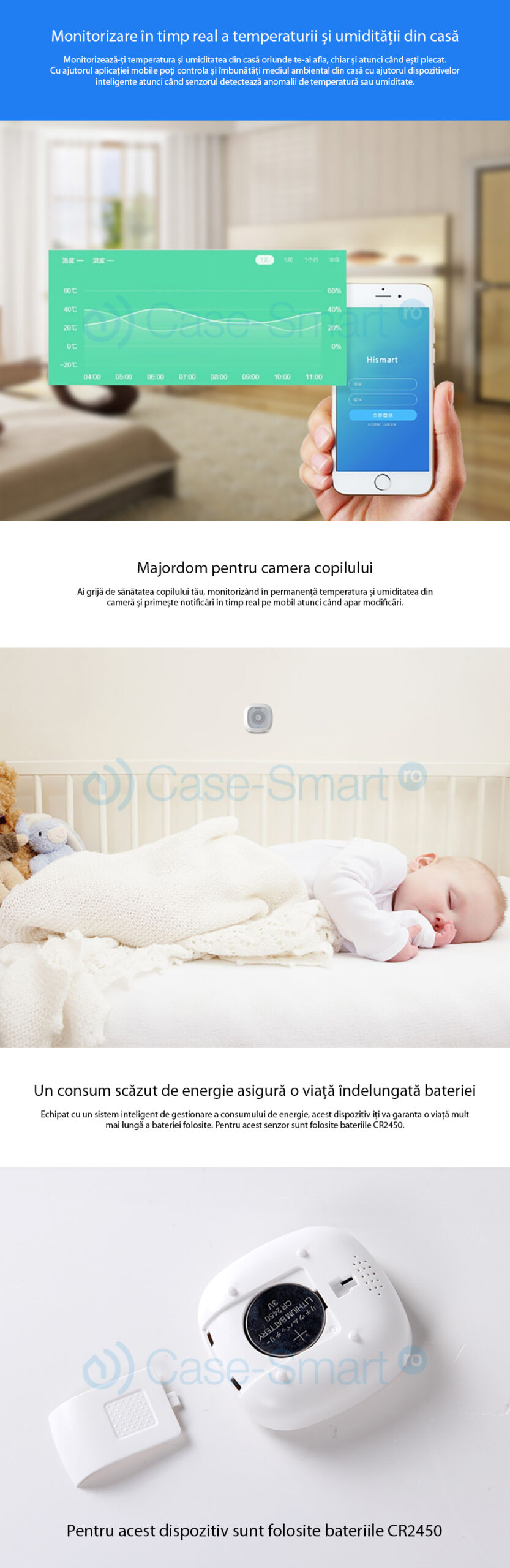 Sensore di temperatura e umidità Orvibo ST20-O ZigBee