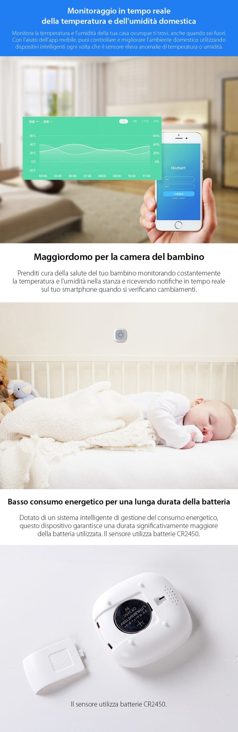 Sensore di temperatura e umidità Orvibo ST20-O ZigBee