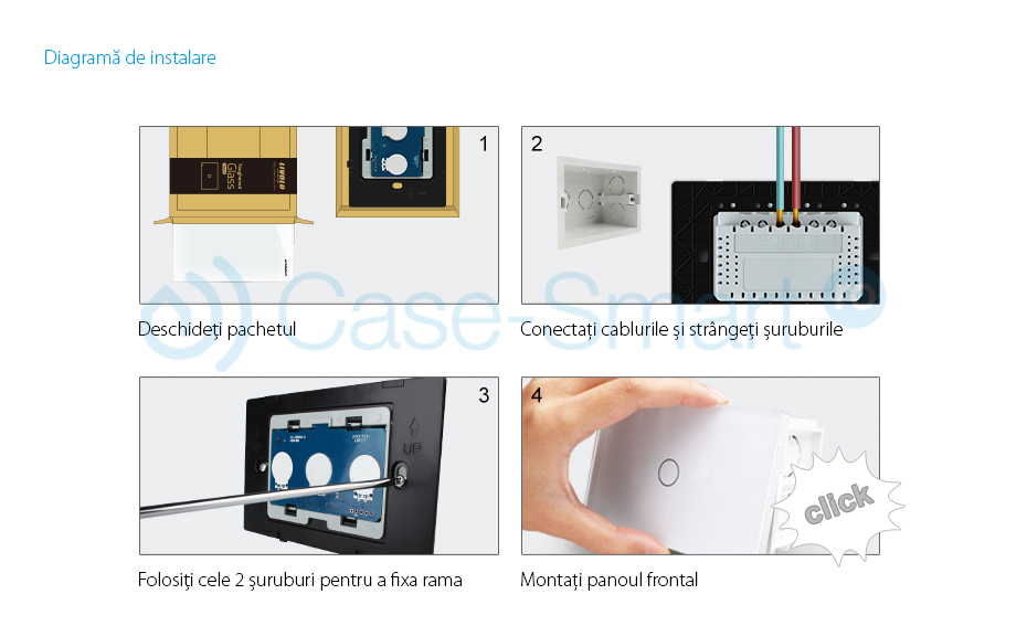 Interruttore Doppio con Dimmer Touch Livolo in Vetro – Standard Italiano