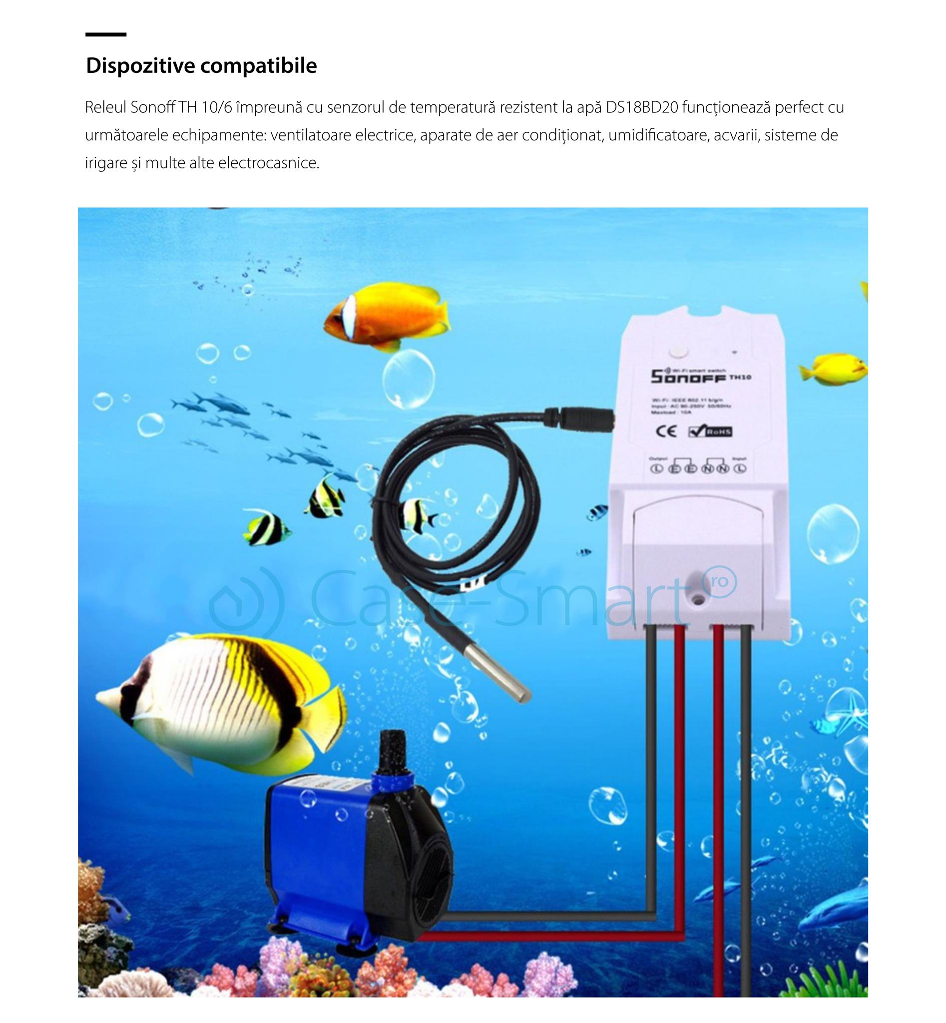 Sensore di temperatura resistente all’acqua Sonoff