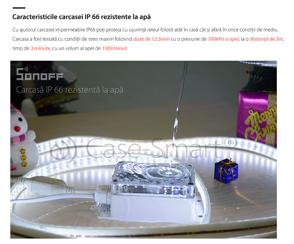 Custodia resistente all’acqua per il relè Sonoff IP66