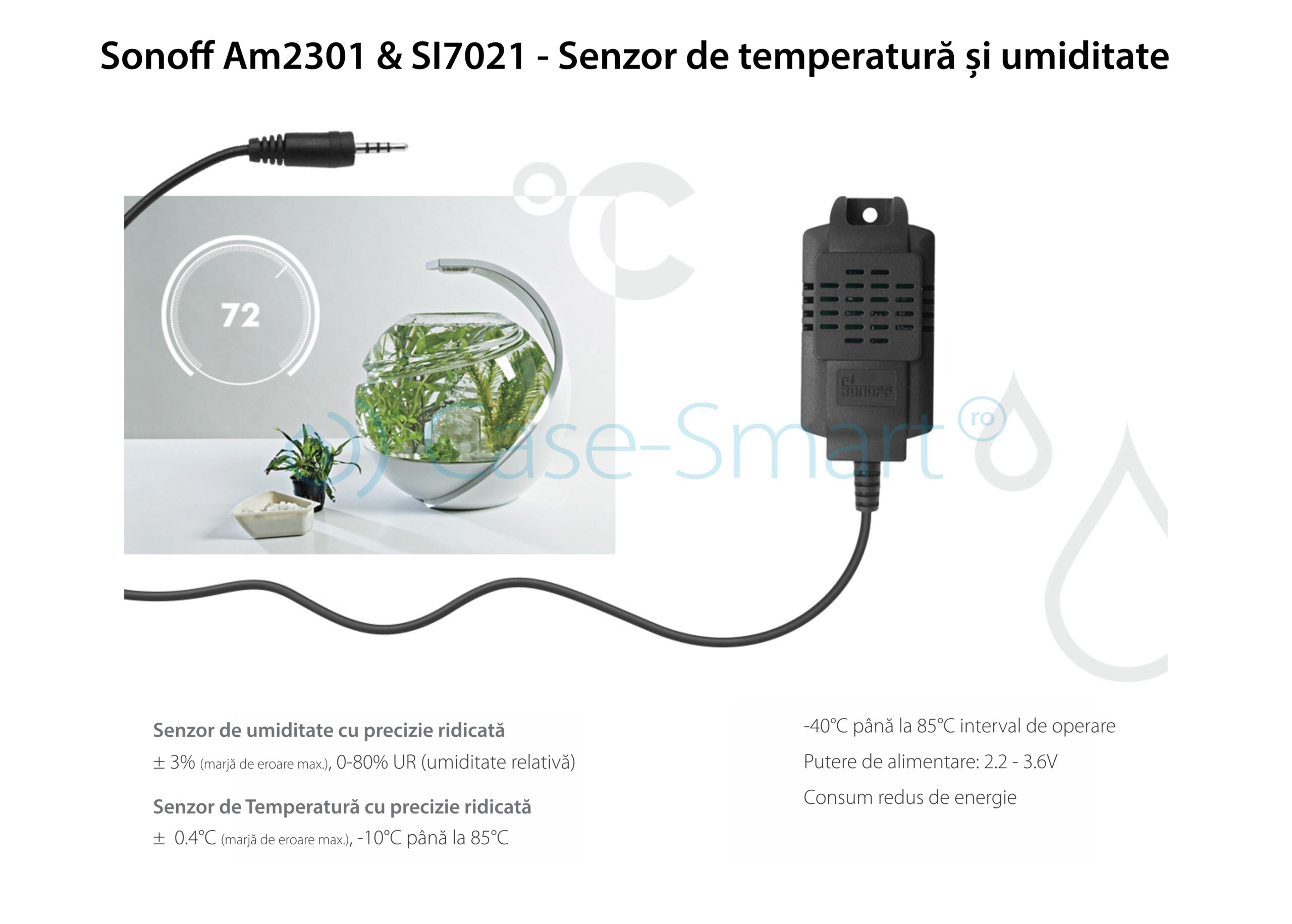 Sensore di temperatura e umidità Sonoff SI7021