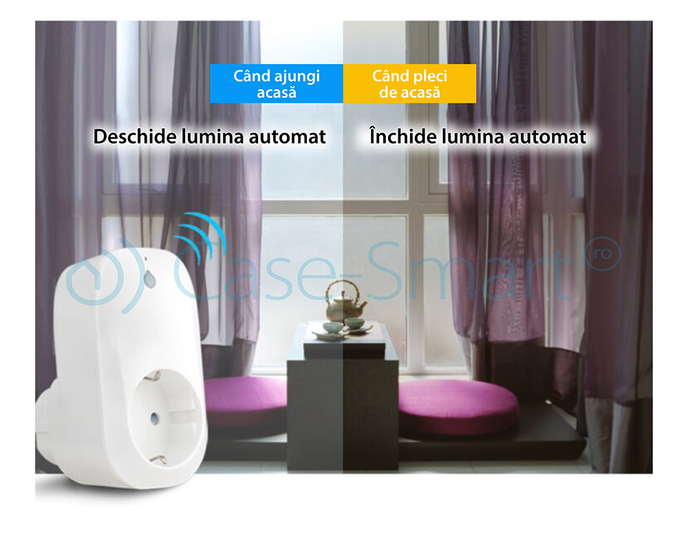 Presa intelligente RedSun RS-SC71, monitoraggio energia, compatibile con Alexa, controllo tramite smartphone