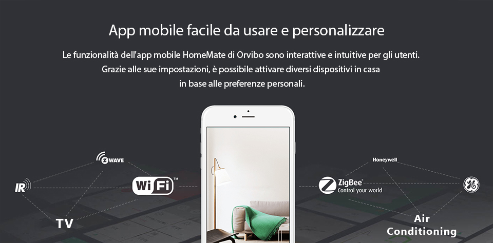 Hub intelligente con funzione di telecomando universale, Hub Allone Pro Orvibo