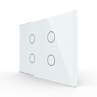 Interruttore quadruplo con touch in vetro Livolo – standard italiano