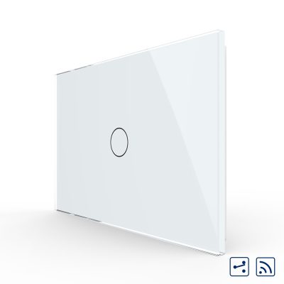 Interruttore deviatore / invertitore wireless con touch in vetro Livolo – standard italiano