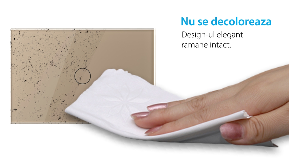 Interruttore deviatore / invertitore wireless con touch in vetro Livolo – standard italiano
