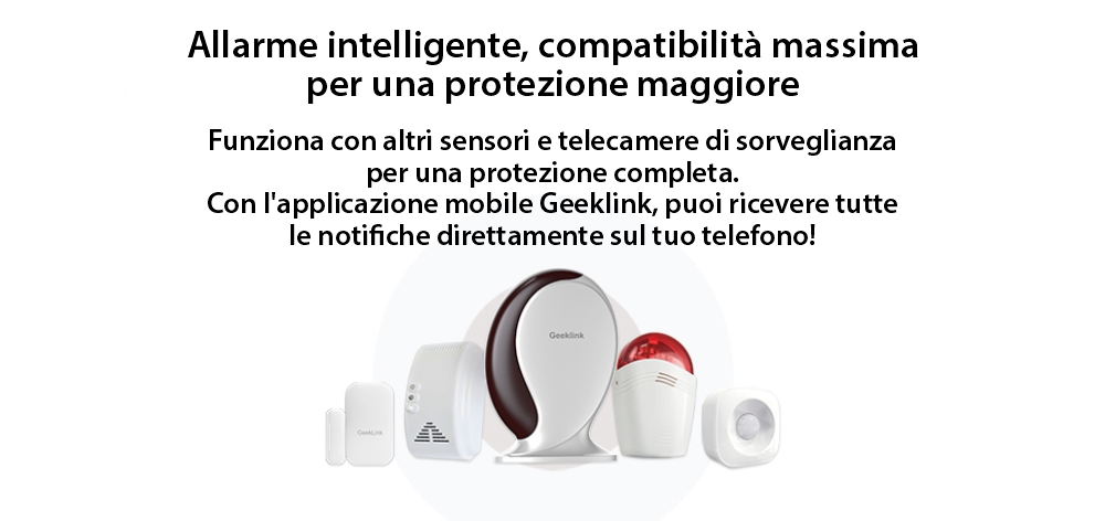 Sirena intelligente wireless Geeklink
