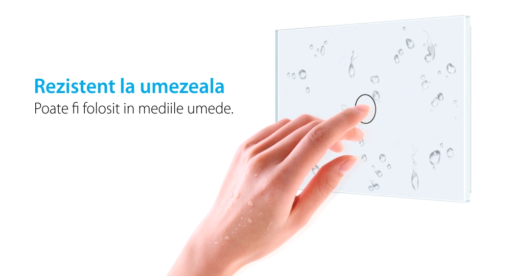 Interruttore deviatore / invertitore wireless con touch in vetro Livolo – standard italiano