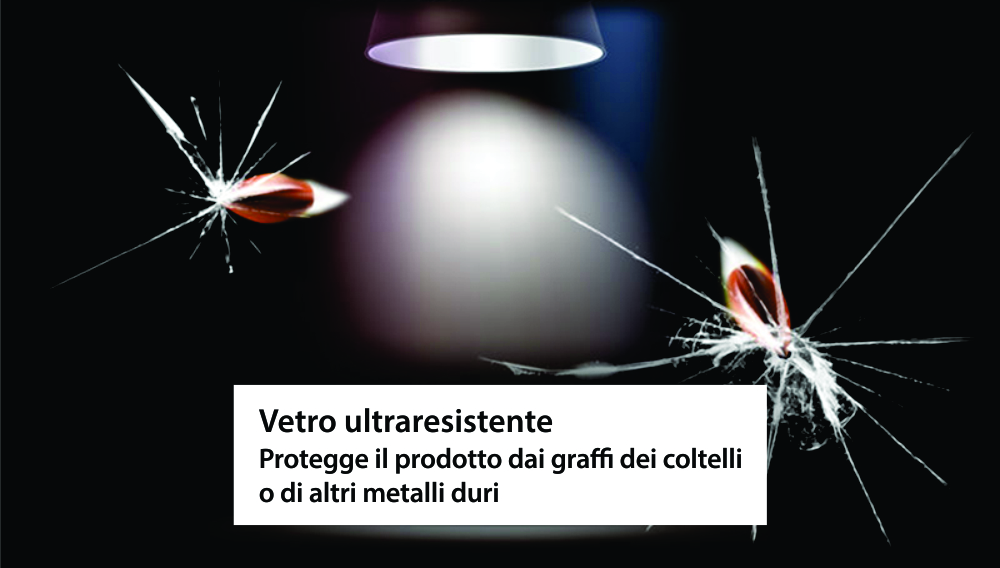 Presa TV satellitare Livolo con cornice in vetro – standard italiano