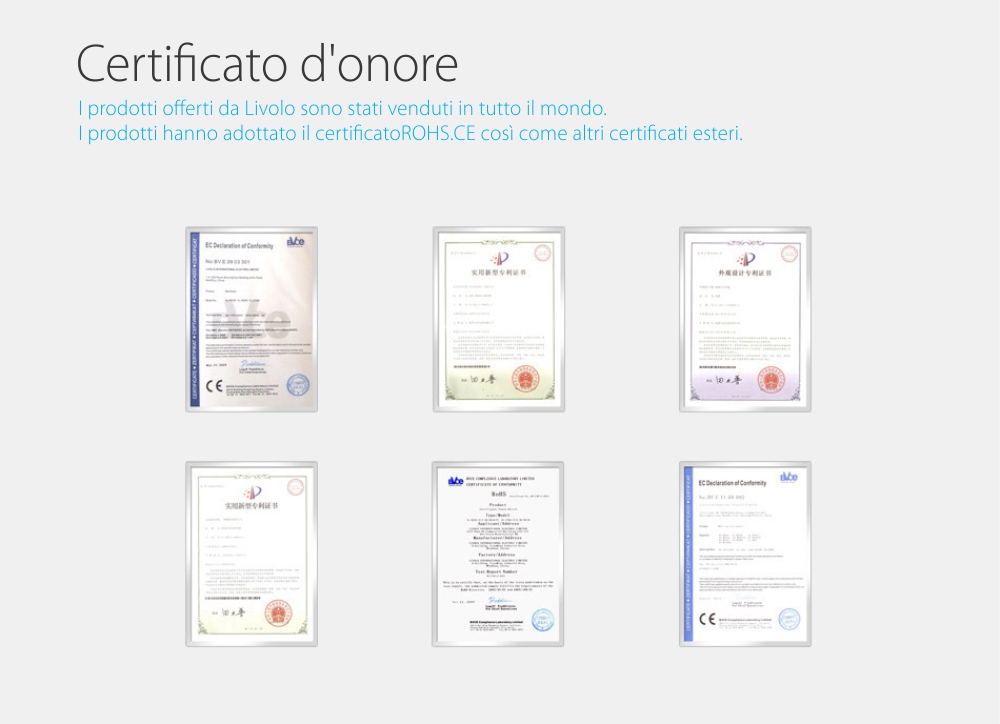Interruttore triplo in vetro Livolo touch, standard italiano – Nuova serie