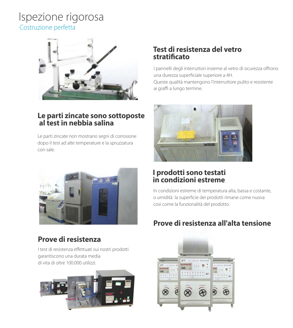 Interruttore triplo in vetro Livolo touch, standard italiano – Nuova serie