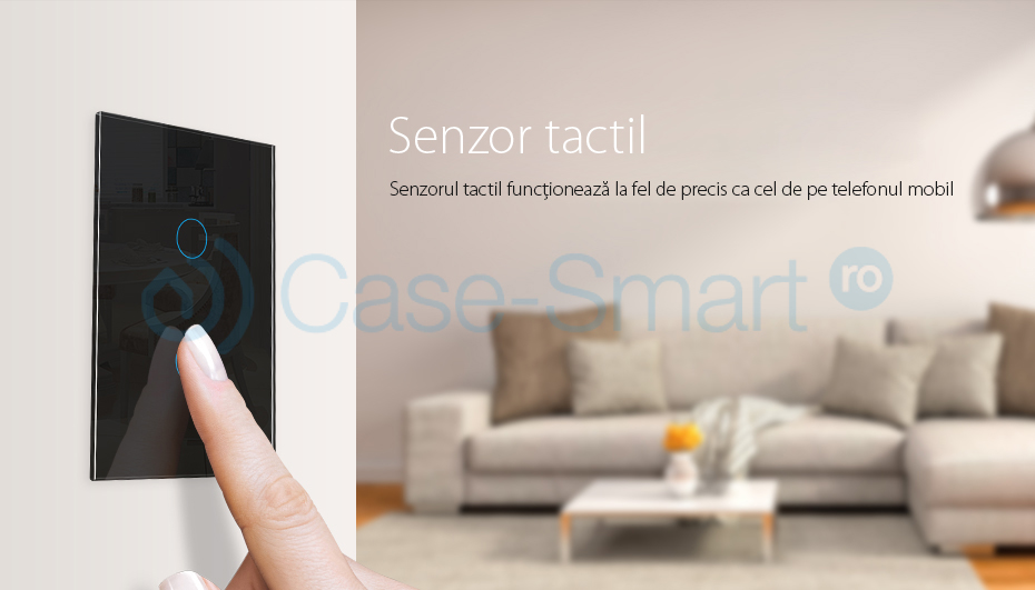 Interruttore Doppio con Dimmer Touch Livolo in Vetro – Standard Italiano