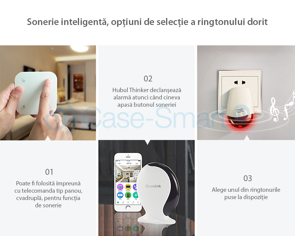 Sirena intelligente wireless Geeklink