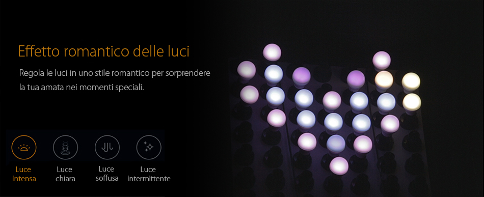 Lampadina LED RGB wireless Red Sun, controllo tramite app mobile Red Sun RS-P0105-5W