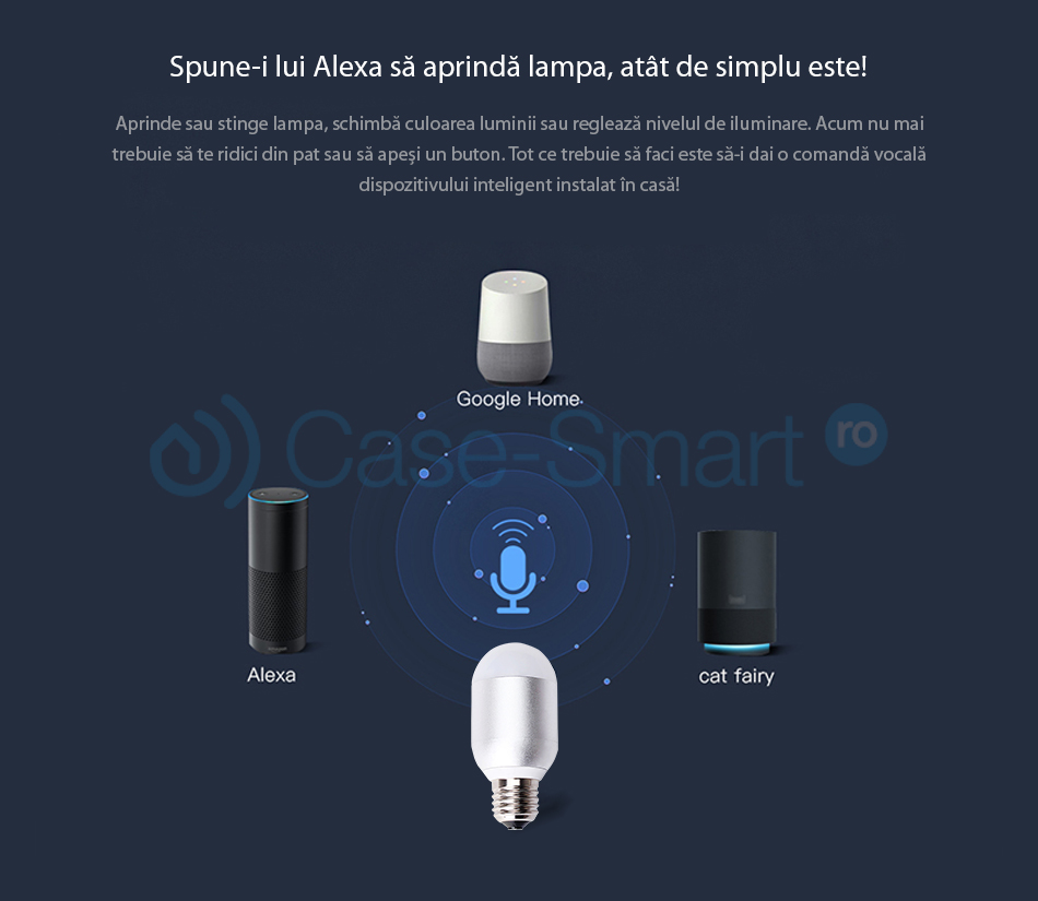 Lampadina LED Wi-Fi ovale RGB Red Sun, controllo tramite app mobile Red Sun RS-P110-5W