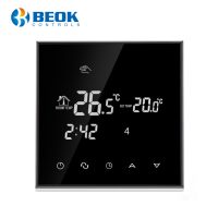 Termostato Wi-Fi per riscaldamento elettrico a pavimento BeOK TGT70WIFI-EP, Applicazione mobile Smart Life.