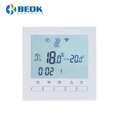 Termostato WiFi per caldaia a gas e riscaldamento a pavimento, Applicazione mobile Smart Life, BeOk BOT-313WiFi