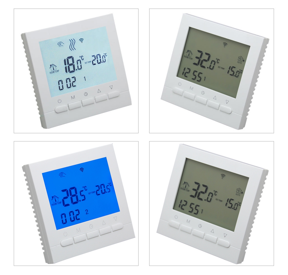 Termostato WiFi per caldaia a gas e riscaldamento a pavimento, Applicazione mobile Smart Life, BeOk BOT-313WiFi