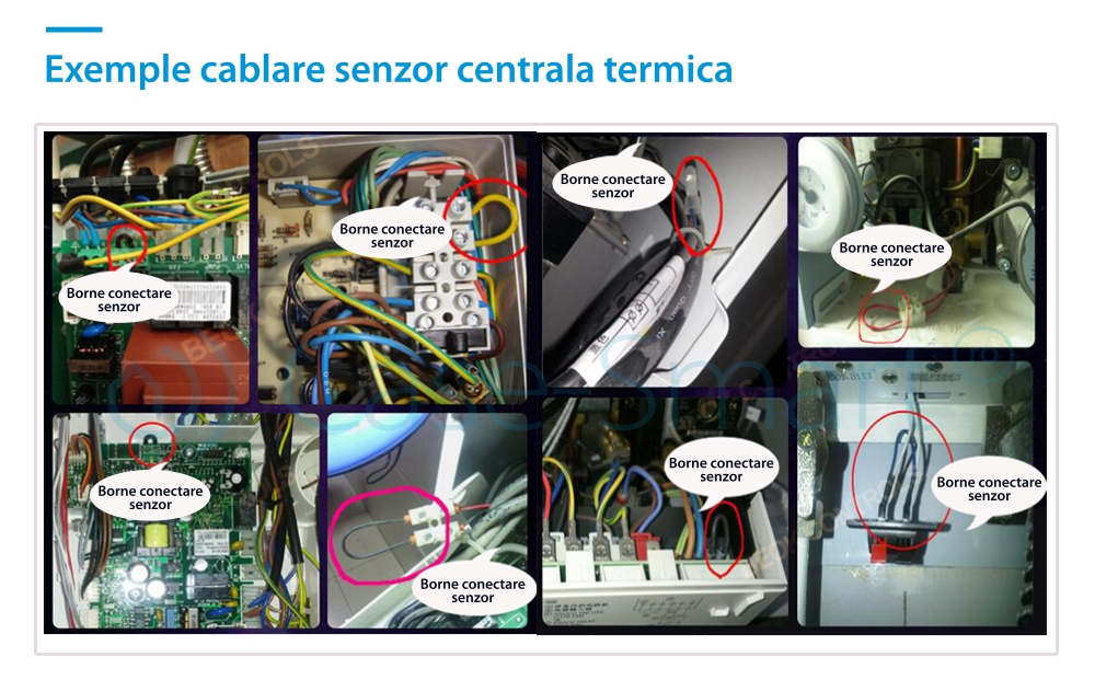 Termostato WiFi per caldaia a gas e riscaldamento a pavimento, Applicazione mobile Smart Life, BeOk BOT-313WiFi