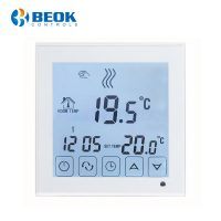 Termostato per caldaia a gas e riscaldamento a pavimento BeOK BOT-323W