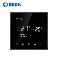Termostato con cavo per aria condizionata BeOk TGT70-AC2, compatibile con sistemi HVAC.