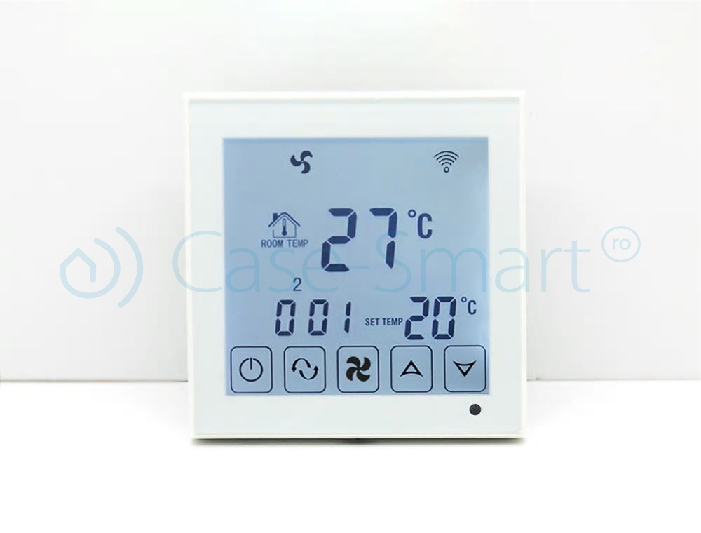 Termostato cablato per condizionatore d’aria BeOk TDS23-AC2, compatibile con sistemi HVAC