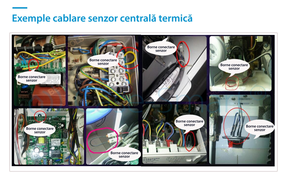 Termostato per caldaia a gas e riscaldamento a pavimento BeOK BOT-X306