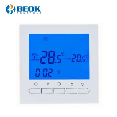 Termostato per caldaia a gas e riscaldamento a pavimento BeOK BOT-313W