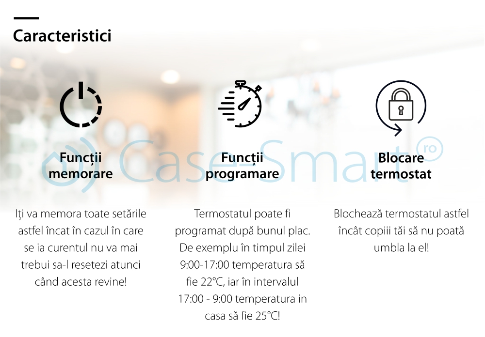 Termostato per riscaldamento a pavimento elettrico Beok  BeOK TGT70-EP