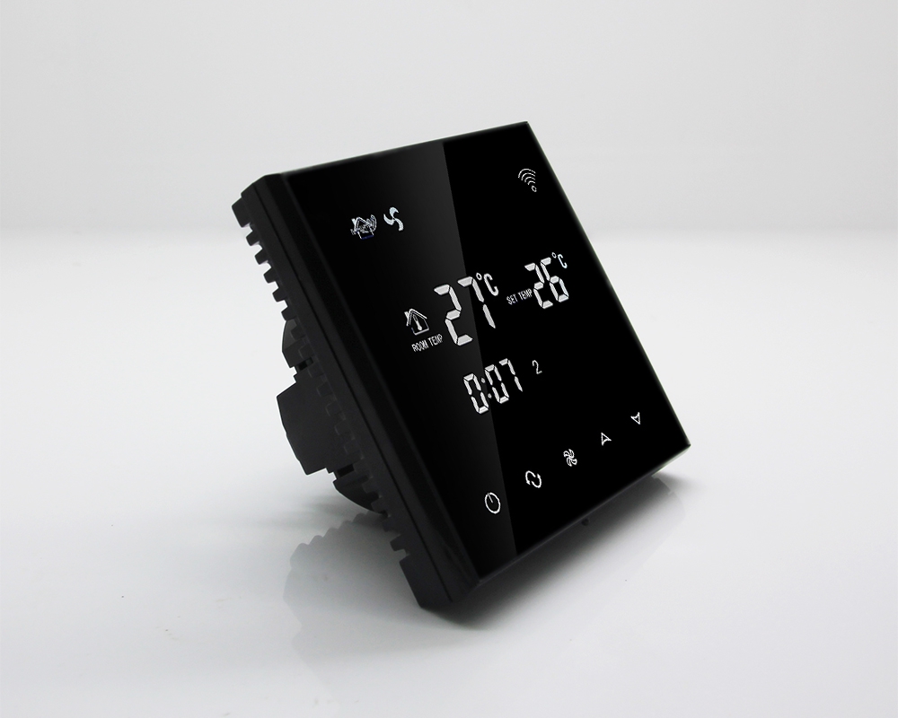 Termostato con cavo per aria condizionata BeOk TGT70-AC2, compatibile con sistemi HVAC