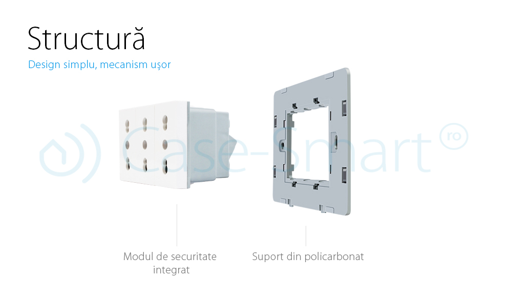 Modulo presa tripla LIVOLO standard italiano