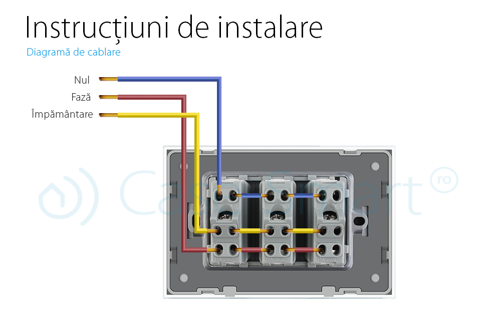 Modulo presa tripla LIVOLO standard italiano
