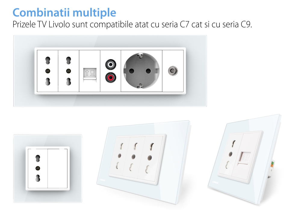 Modulo presa stretta LIVOLO