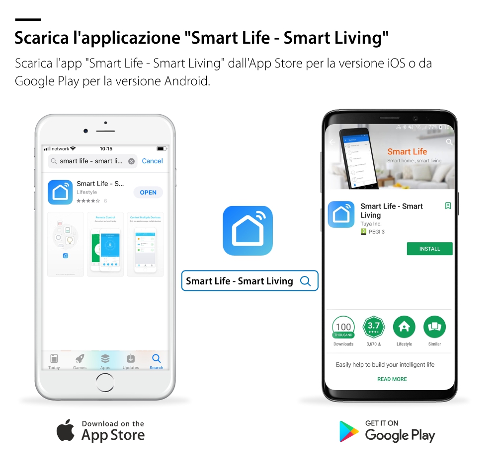 Lampadina intelligente LED RGB Wi-Fi rotonda Red Sun, controllo tramite app mobile – RS-SLD02-E27