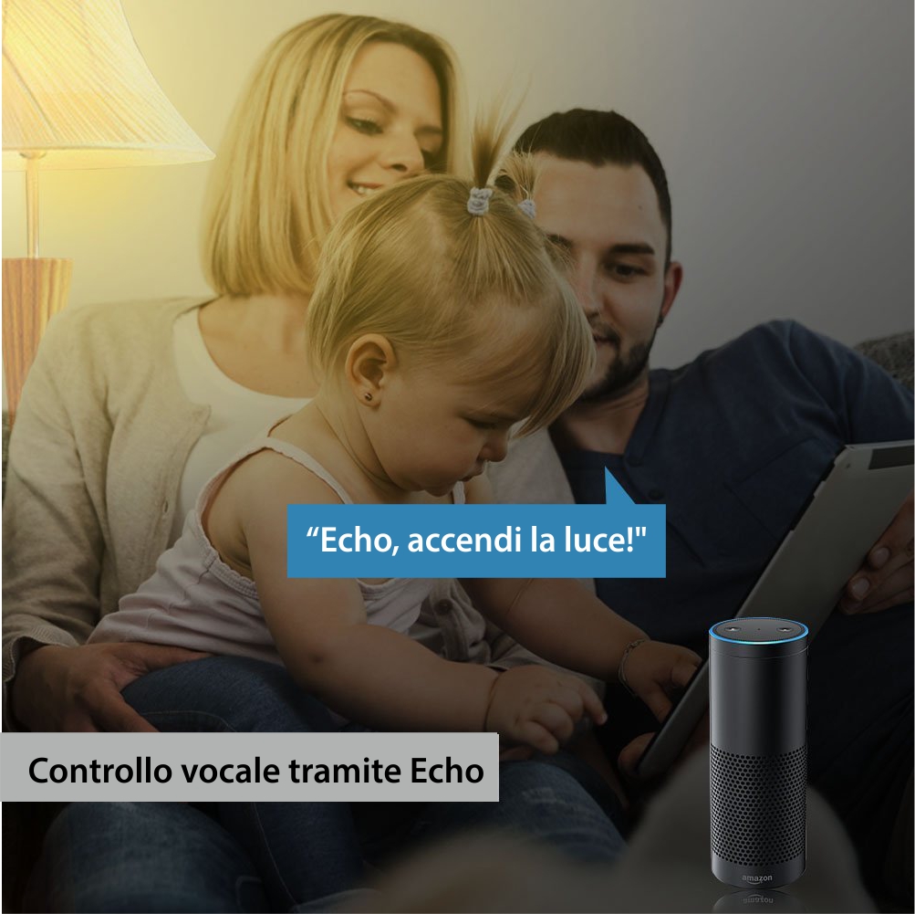 Lampadina intelligente LED RGB Wi-Fi rotonda Red Sun, controllo tramite app mobile – RS-SLD02-E27