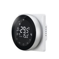 Termostato Wireless per riscaldamento elettrico a pavimento Beok TGR87WiFi-EP, Funzione Anti-gelo, Impostazione intervallo di funzionamento, Controllo tramite smartphone
