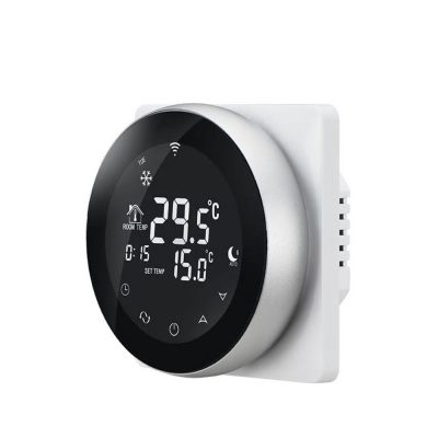 Termostato Wireless per riscaldamento elettrico a pavimento Beok TGR87WiFi-EP, Funzione Anti-gelo, Impostazione intervallo di funzionamento, Controllo tramite smartphone