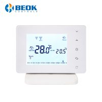 Termostato Wi-Fi per caldaia a gas e riscaldamento a pavimento con agente termico BeOk BOT306RF-WIFI, Programmabile, Memorizzazione impostazioni, Antigelo, Controllo da cellulare